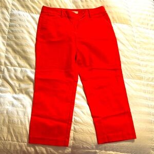 Loft 8p Riveria Slim pants, cropped. EUC